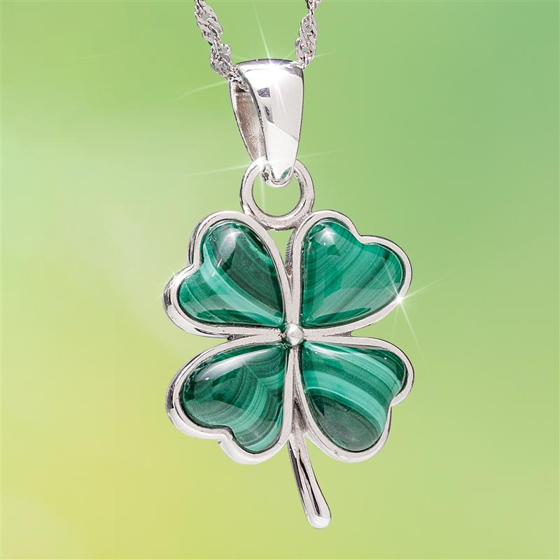 Lucky Four-Leaf Clover Pendant
